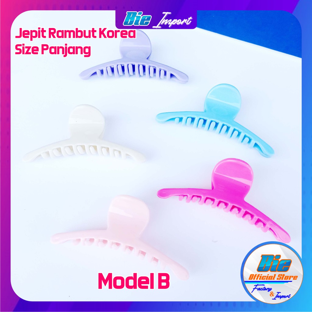 Jepit Rambut Korea Size Besar Impor Best Seller