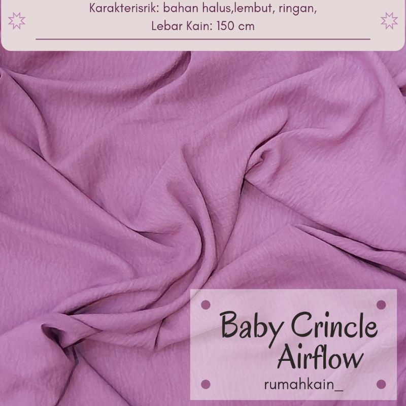 Kain Baby Crinkle Airflow/Baby Crinckle Airflow/Kain Crincle Airflow/Crinkle Airflow