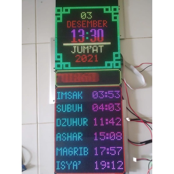 Controller JWS khalifah RGB P5 5x1 mp3 auto tartil Kontroler JWS khalifah P5rgb 5x1 hub 75 scan 1/16