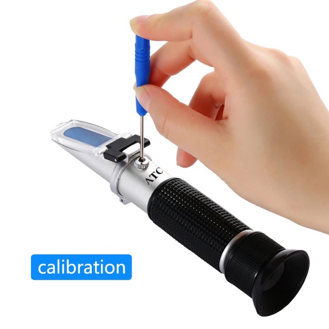 2 In 1 Brix and Salinity Refractometer, 0-10% Brix / 0-100% Salinity