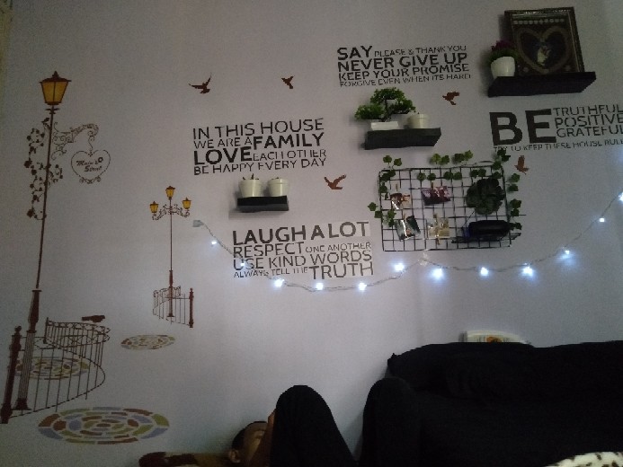 Stiker Dinding Xl Quote  Family 2 Dbs Jm 7320