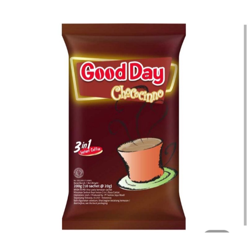 

Good Day Kopi instant 3 in 1 isi 10 sachet pilihan rasa