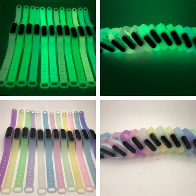 JAM TANGAN LED GELANG KARET JAM LED FOSFOR JAM TANGAN GLOW IN THE DARK