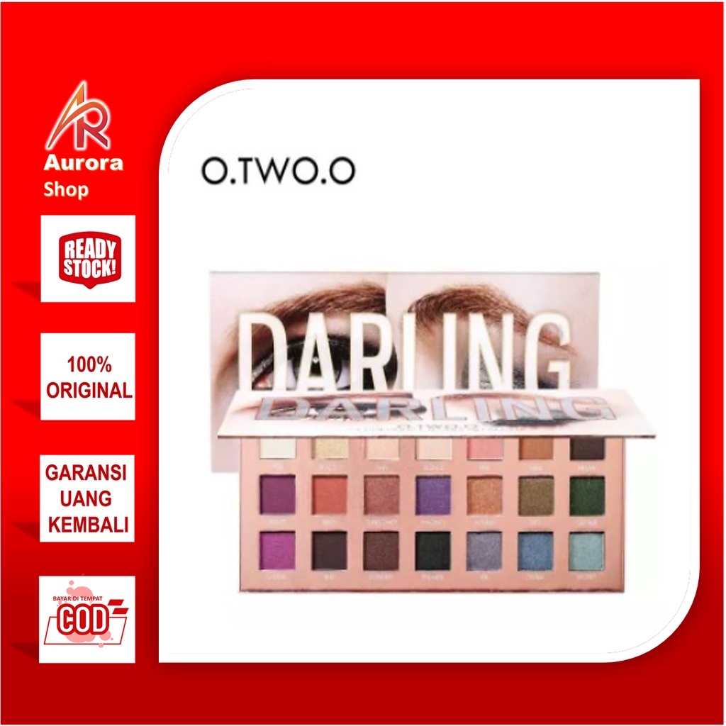 O.TWO.O Palet Eyeshadow Darling Isi 21 Warna Shimmer 9994