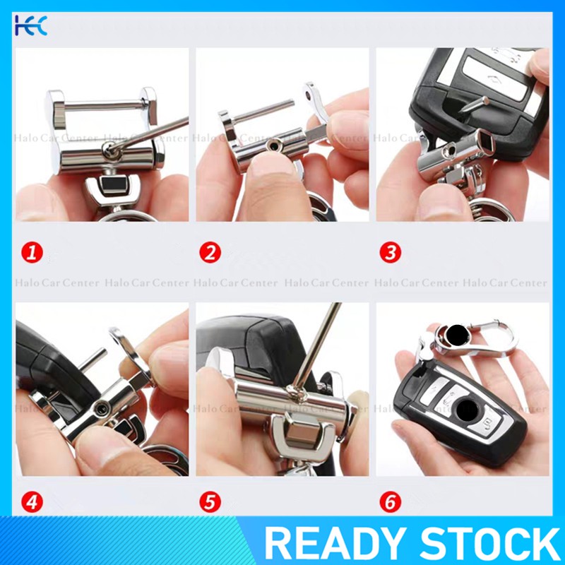 【Ready Stock】Alloy Metal Logo Motorcycle Keychain Car keychain for Honda