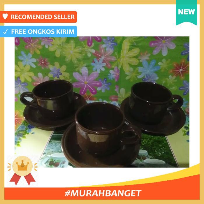 PAKET PERALATAN MINUM - CANGKIR SET/CANGKIR TEH/CANGKIR KOPI/NIKURA 12 PCS.GRATIS BUBLE WRAP - BIRU