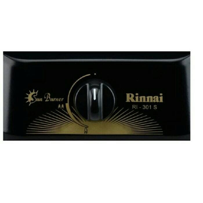 Rinnai kompor gas satu tungku RI 301S RI 301 S hitam murah