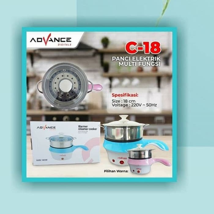 Advance C-18 Panci listrik / panci elektrik / panci korea multi fungsi