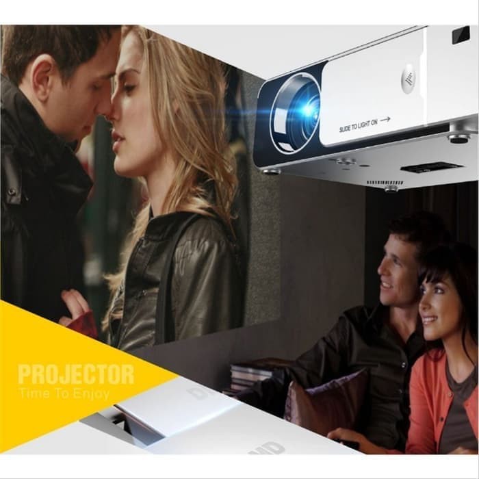 Proyektor Projector Unic T6 With Miracast Mirroring 80 ANSI Lumens