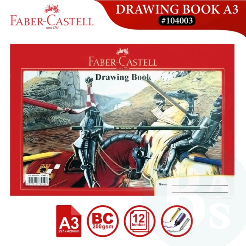 

Faber-Castle Drawing Book A3 200gsm