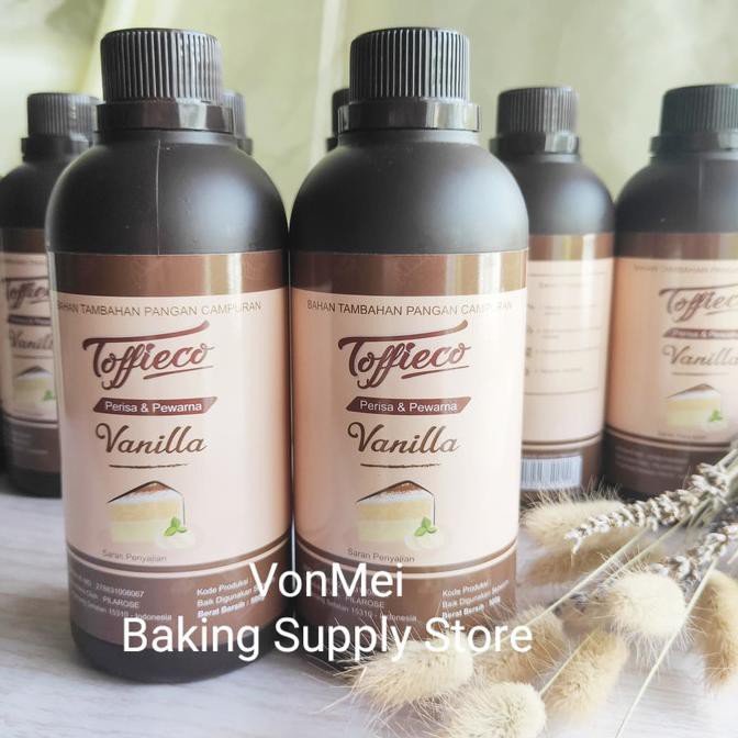 

TOFFIECO Vanilla Paste Perisa Pasta Vanila 500 gr Wangi BERKUALITAS Kode 498
