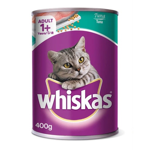 Whiskas tuna kaleng 400gr