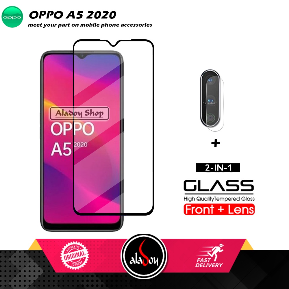 Tempered Glass Layar Oppo A5 2020 Frer Tempered Glass Camera