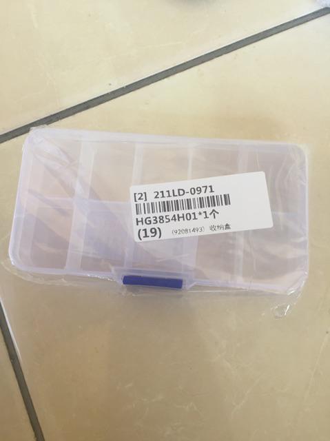 Kotak Wadah Dengan Model 10-kompartemen Untuk Organizer / Tempat Penyimpanan Perhiasan