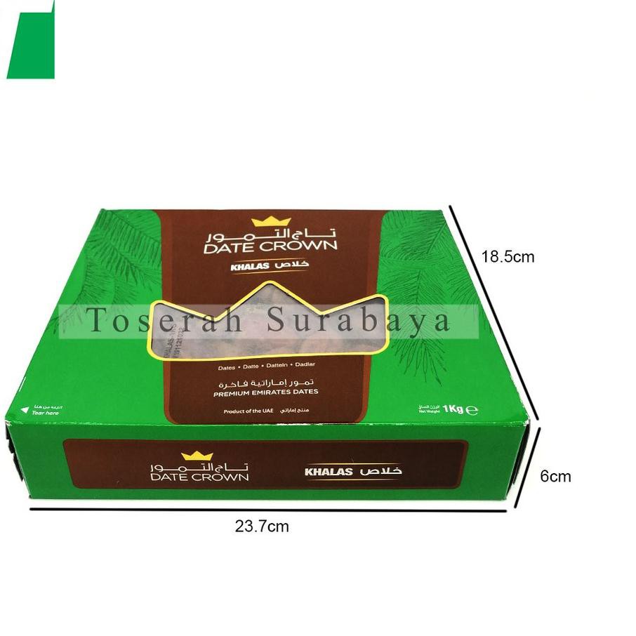 

SALE!! KODE-764 Kurma Date Crown Khalas 1kg Oleh Oleh Haji Umroh Grosir Eceran Korma
