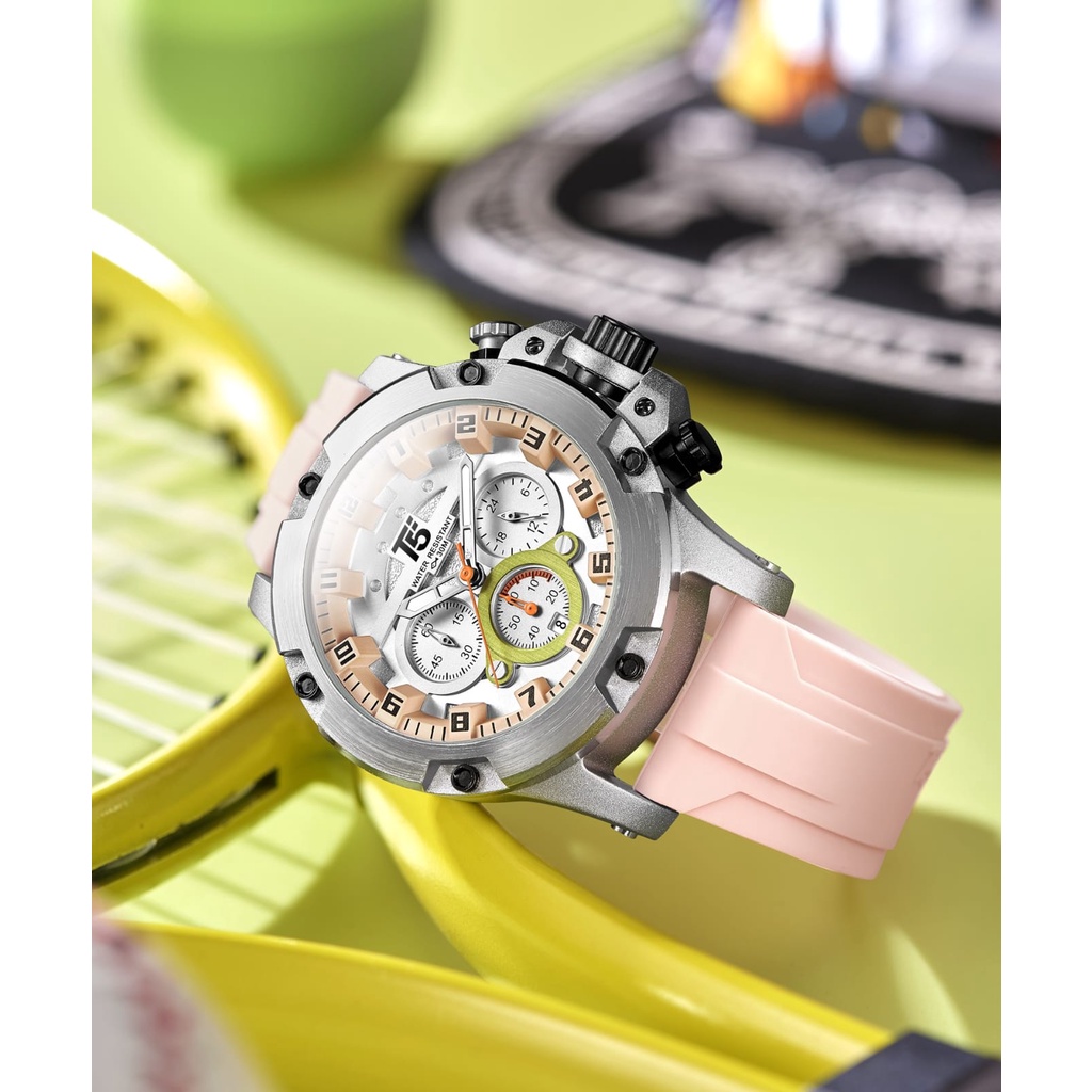 JAM TANGAN T5 H 3913G ORIGINAL WATERESISTAN/T5 H 3913G NEW PASTEL COLORS/JAM TANGAN ORIGINAL/