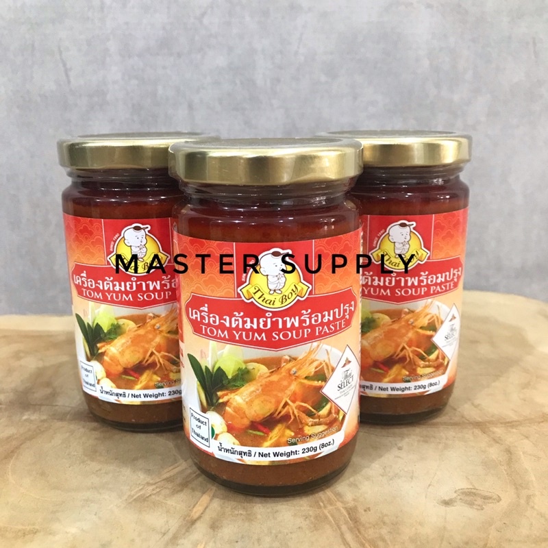 

THAI BOY TOM YUM SOUP PASTE 230 GR / BUMBU TOMYAM SAUS THAILAND ENAK