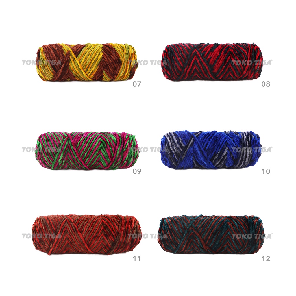 Benang Rajut Bludru / Beludru / Velvet Yarns - 2 (VLP1)