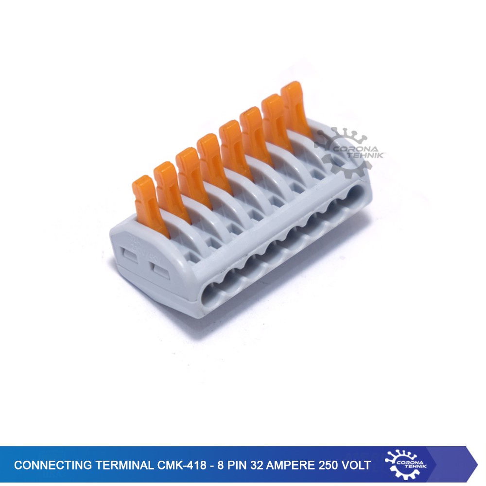 Connecting Terminal CMK-418 - 8 Pin - 32 Ampere 250 Volt