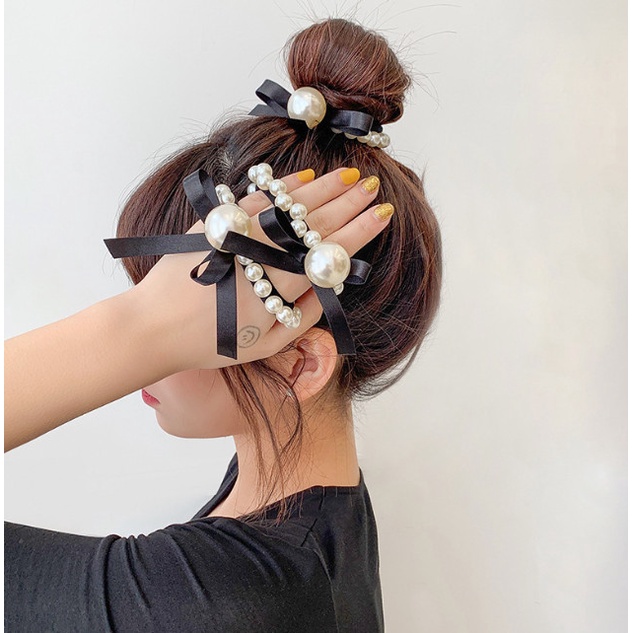 Ikat Rambut Korea Karet Rambut Elastis Stretch Scrunchies Riya