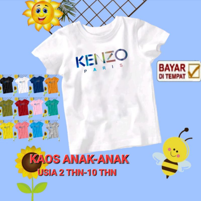 Kaos Anak Laki Perempuan Unisex K3nzo 01 baju Anak Laki Atasan Anak Kaos Oblong Anak laki