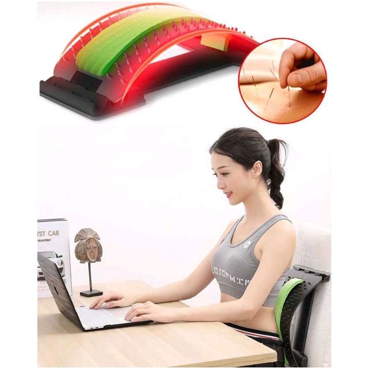 ⭐️⭐️BIG SALE⭐️ ⭐️[BISA COD] ORIGINAL Alat Terapi Nyeri Sakit Pinggang | Akupunktur Pinggang | Adjustable Lumbar Massager Low Back Pain ORI