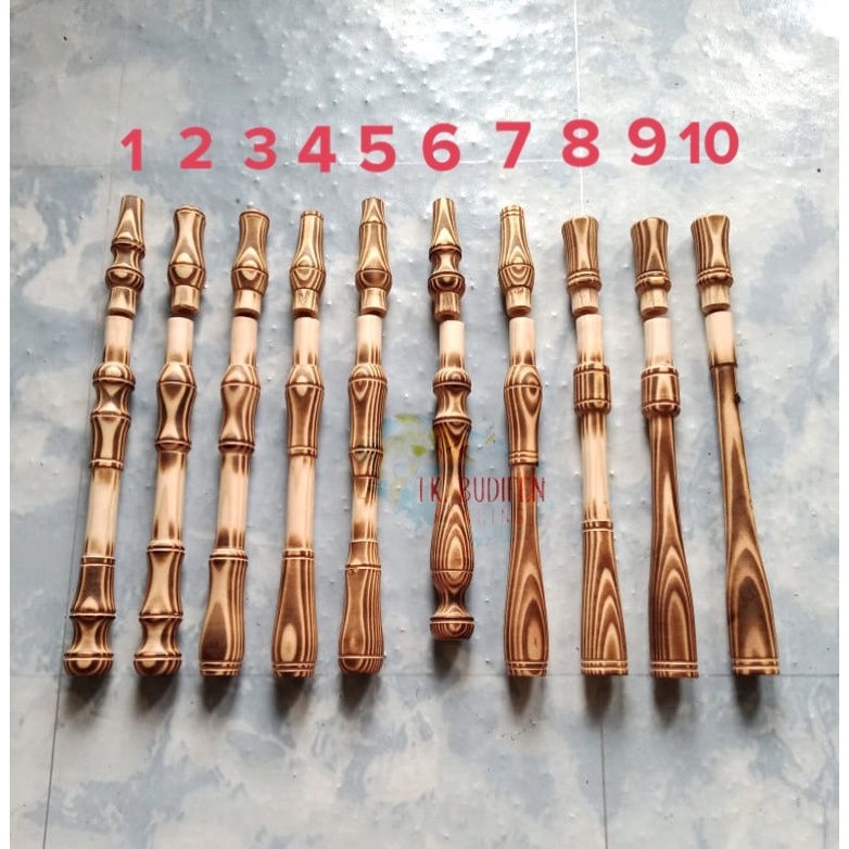 GAGANG JORAN / ROD PANCING UDANG KAYU JATI BELANDA