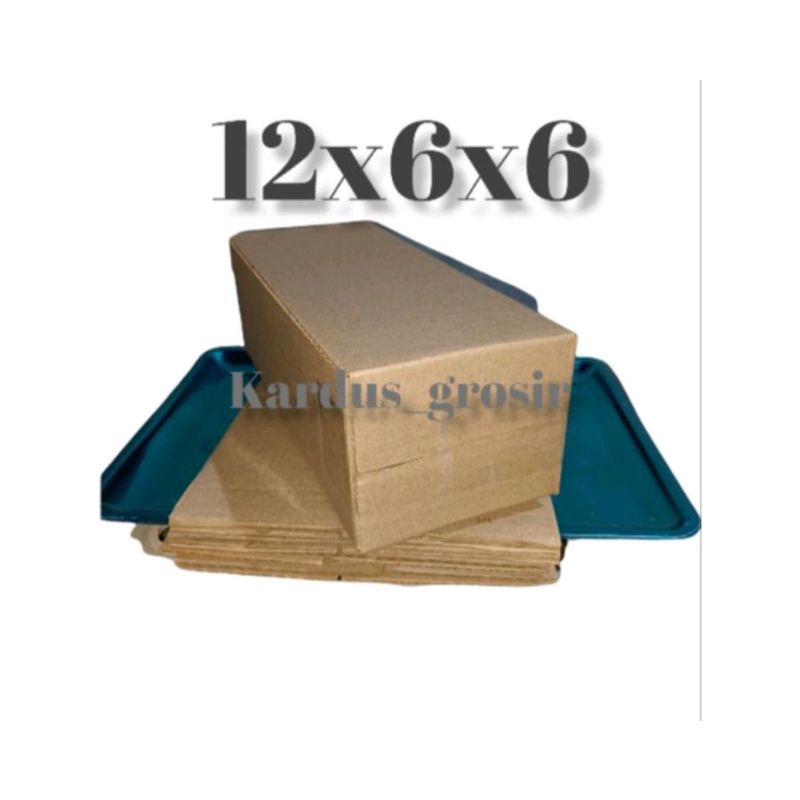 

kardus kemasan 12x6x6 polos luar dalam