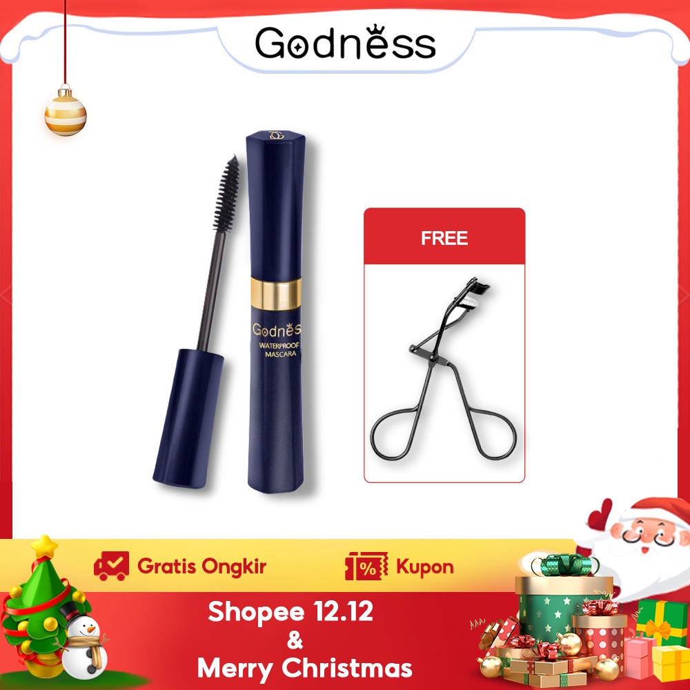 Godness Maskara Waterproof  Long Lasting Curling Eyelash Mascara