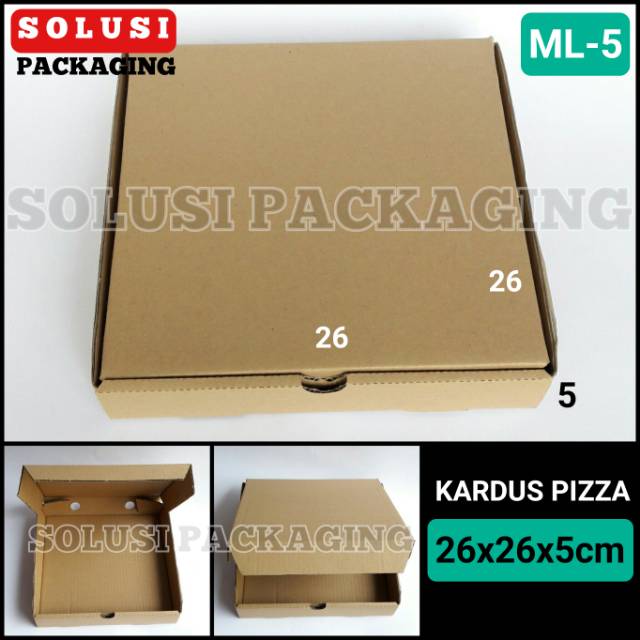 

isi 10pcs KARDUS PIZZA 26X26X5cm ST12 | PIZZA BOX KOTAK BAJU DISTRO BOX KEMASAN KARDUS POLOS PACKING