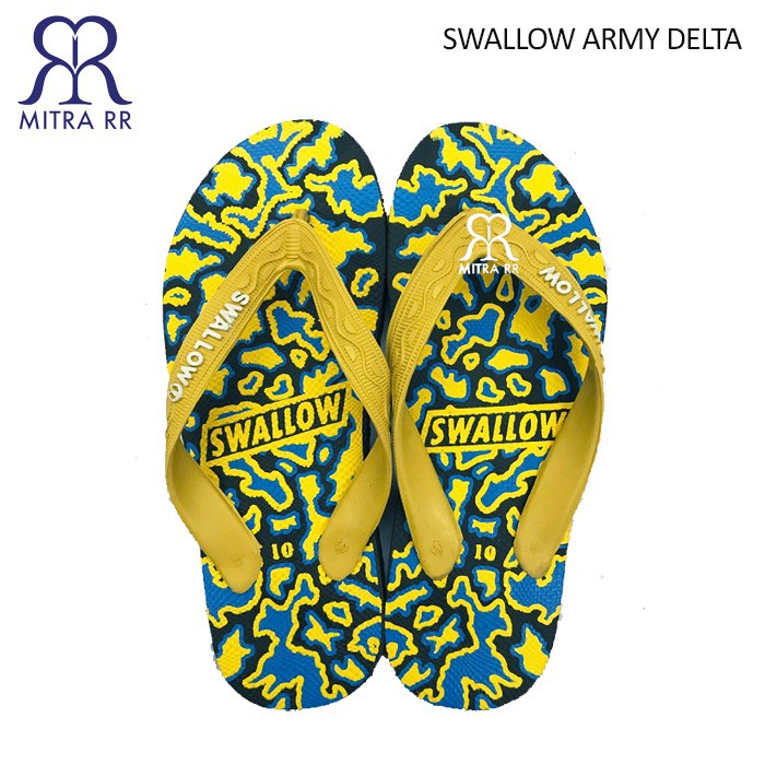 Sandal Swallow Army Delta / Sendal Jepit Wanita / Sendal Pantai Swalow TERBARU 2019 / Tali Jepit Sandal