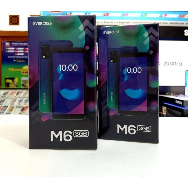 EVERCOSS M6 4G LTE RAM 3GB/16GB FACE UNLOCK HP ANDROID CAMERA 8MP LAYAR 5.7 INCHI SMARTPHONE MURAH