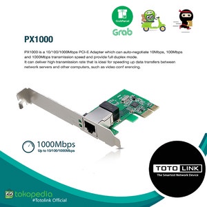 Adapter Network Gigabit PCI Express - TOTOLINK PX1000