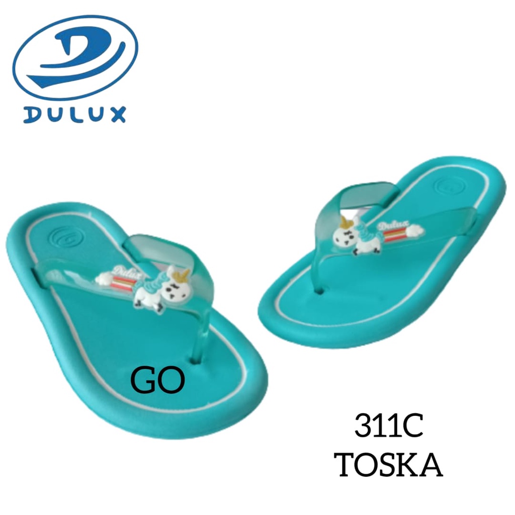 sogo DULUX 311DC Sandal Jepit Anak Perempuan Motif Kuda Pony Flip Flop Sandal Anak Karakter Lucu