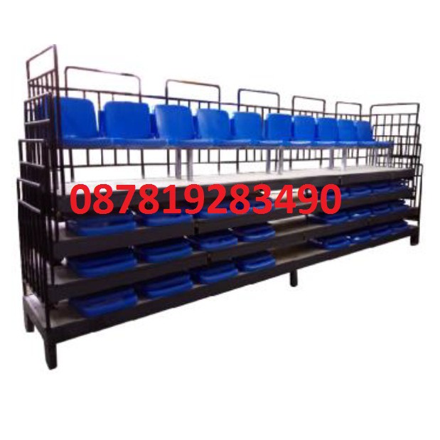 Bangku Olahraga Teleskopik  BOT 400 NC KURSI TRIBUN OLAHRAGA