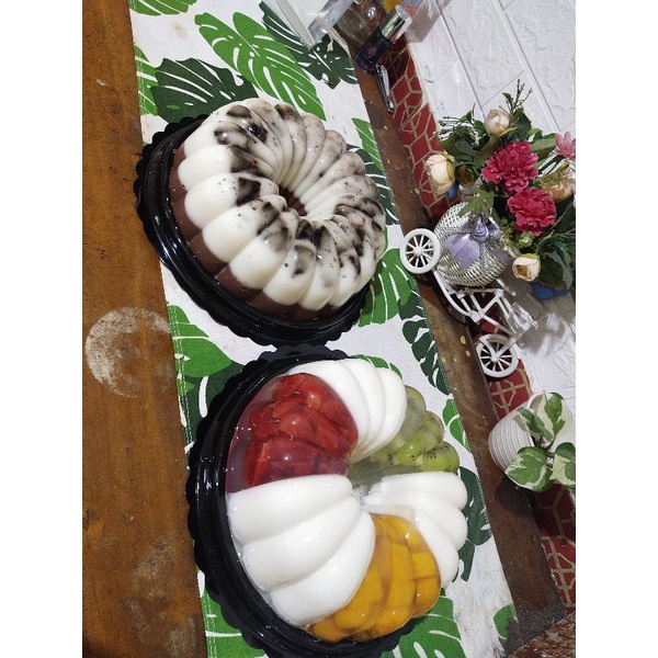 

puding oreo dan pudding buah