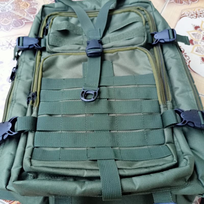 RANSEL ARMY semi MILITER BAHAN KAIN CORDURA