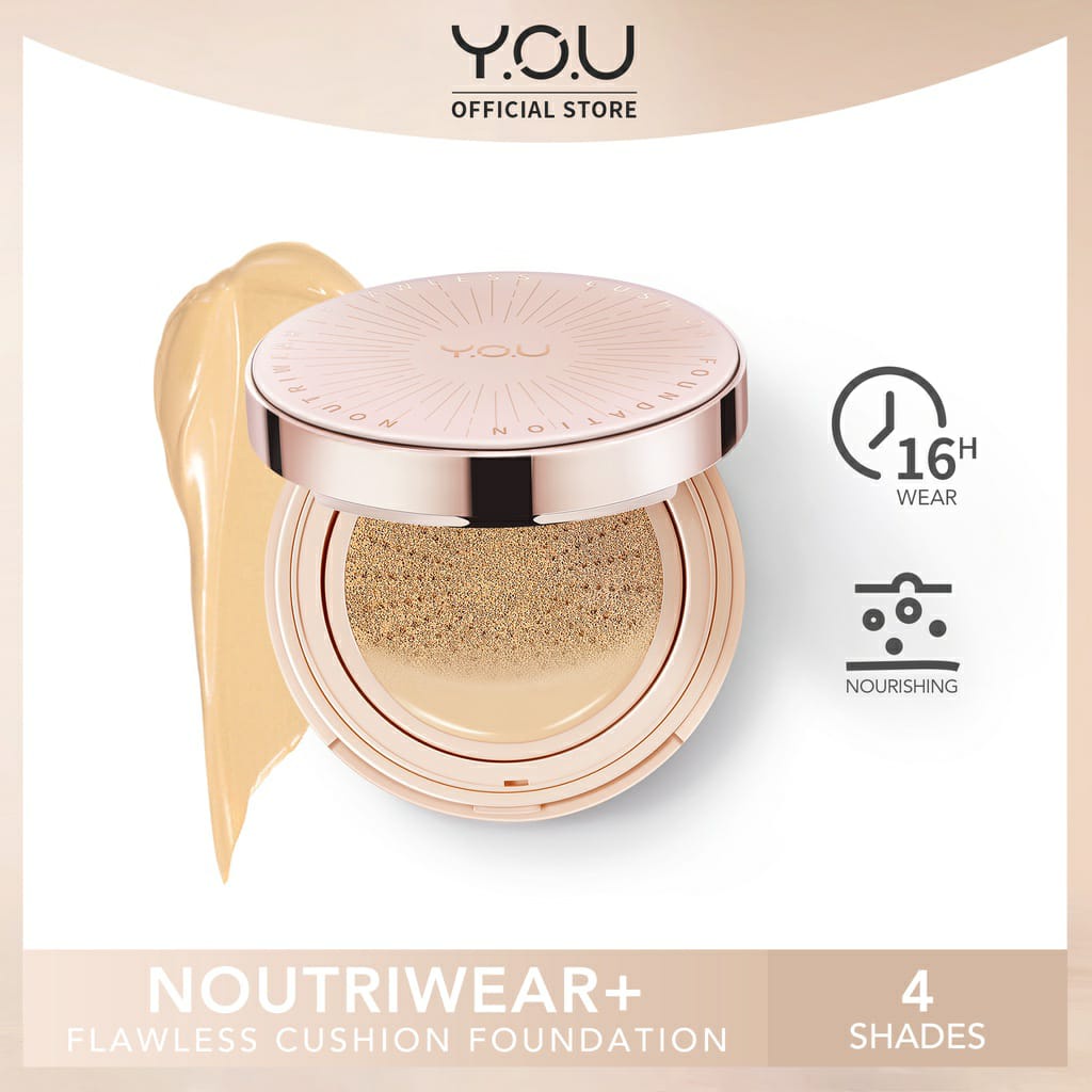 YOU NOUTRIWEAR+ FLAWLESS CUSHION FOUNDATION