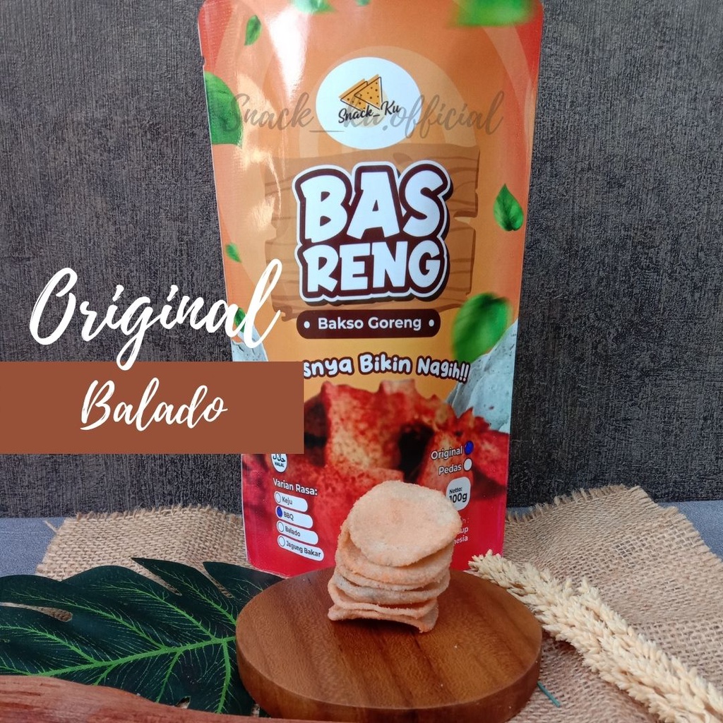 

BASRENG ORIGINAL BALADO - Bakso Goreng Original Balado / Cemilan krupuk/kripik Surabaya