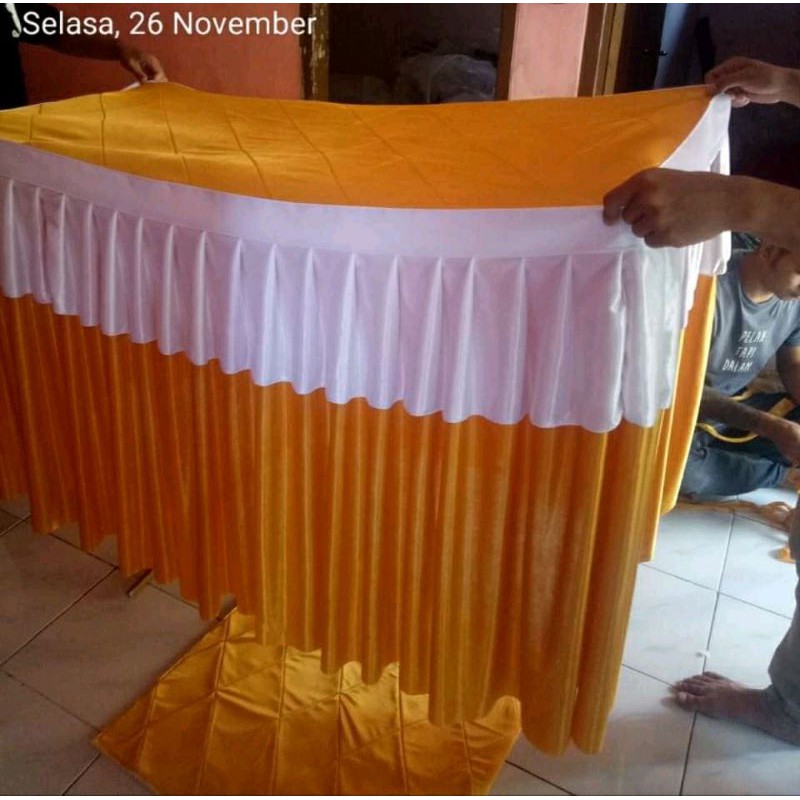 cover meja tamu 120x80