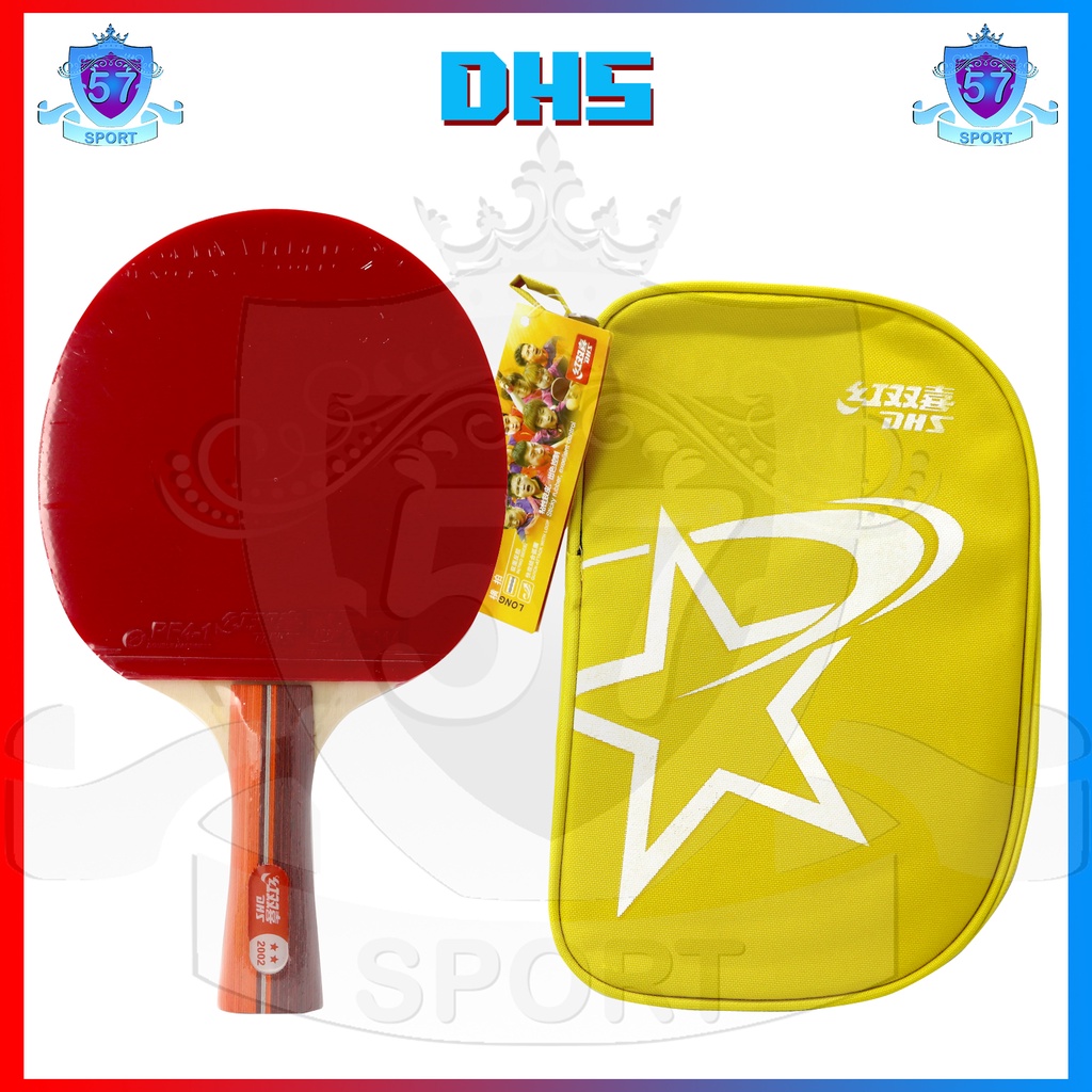 Bet Tenis Meja DHS 2002 Full Bag / Bad Pingpong DHS / Bat DHS