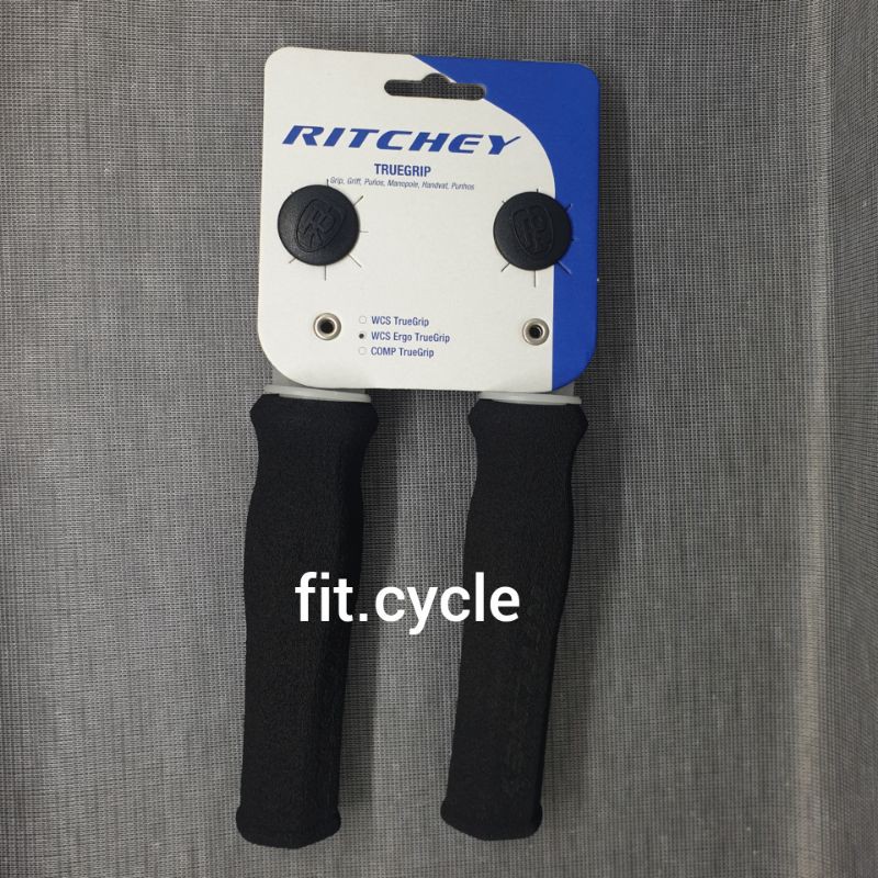 Hand grip sepeda handle grip Ritchey hitam Truegrip WCS Ergo TrueGrip