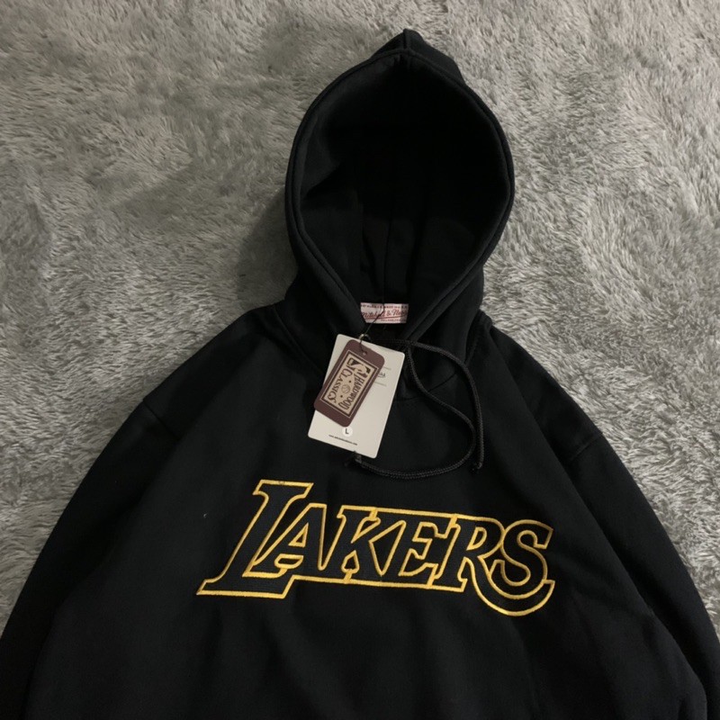 Sweater Hoodie Nba Lakers By Mitchell &amp; Ness Fulltag &amp; Lebel