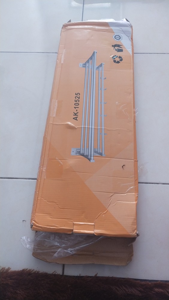 60cm Rh-ady2n60 Rak Handuk Dinding Alumunium (ready Jakarta)