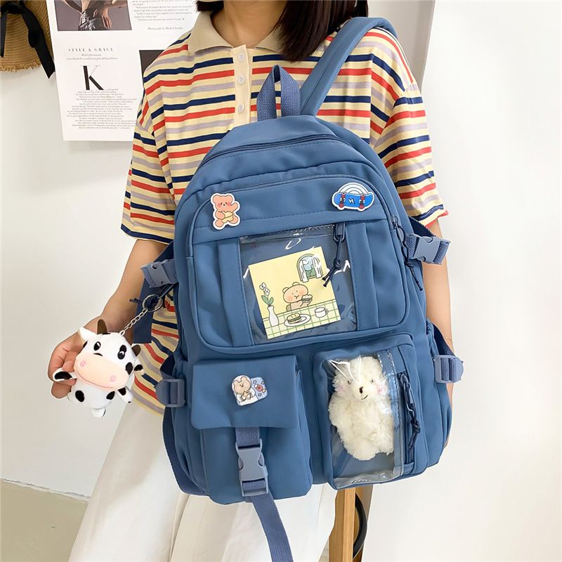 ETALASE KOREA 9/TAS IMPORT MODEL TERBARU/HOT PROMO PRODUK ASLI IMPORT/TAS ANAK CEWEK KOREA STYLE/TAS KOREA AESTHETIC FREE PIN ACRYLIC GANTUNGAN BONEKA DAN STIKER ANIMASI SUPER CUTE/TAS SEKOLAH MODEL KOREA TERBARU/TAS ANAK IMPORT/TAS ASLI IMPORT KEKINIAN