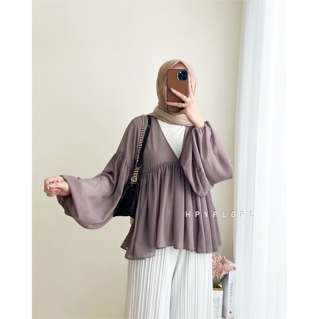 resha blouse / atasan basic outer