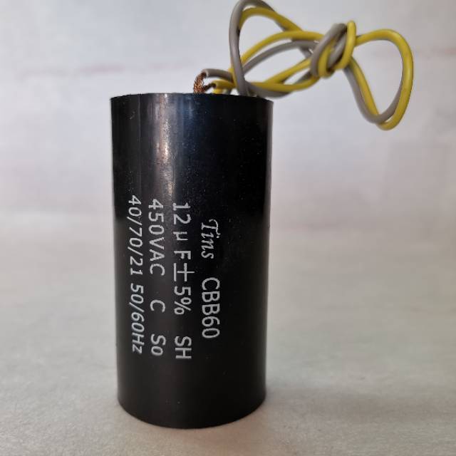 Kapasitor 12uf 400 / 450 V Capasitor 12 uf Bulat Rayden