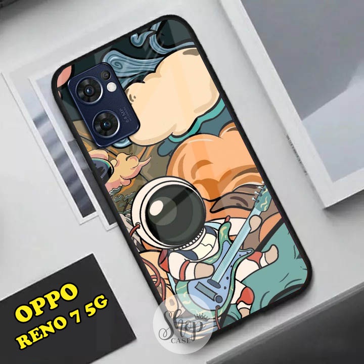 Softcase Glass Reno 7 5G - Case Reno 7 5G - Case Lucu - case Reno 7 5G - kesing Reno 7 5G - softcase