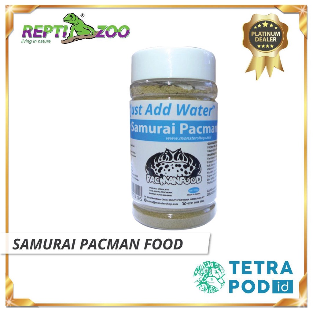 Samurai pacman food/Makanan kodok