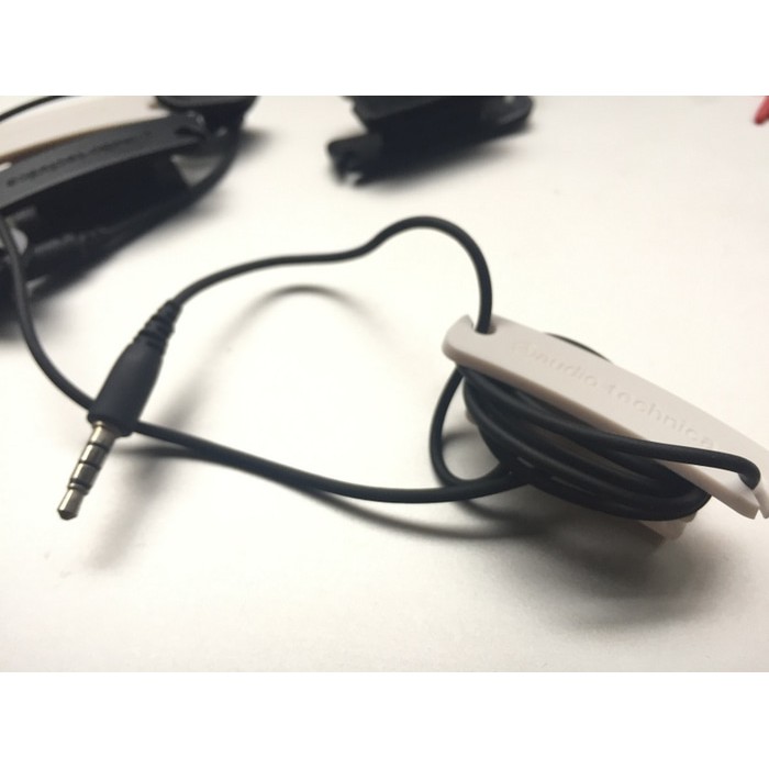 Original Audio Technica Penggulung Kabel Earphone Klip